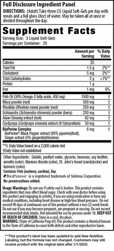 Ginza-Plus Maca & Rhodiola